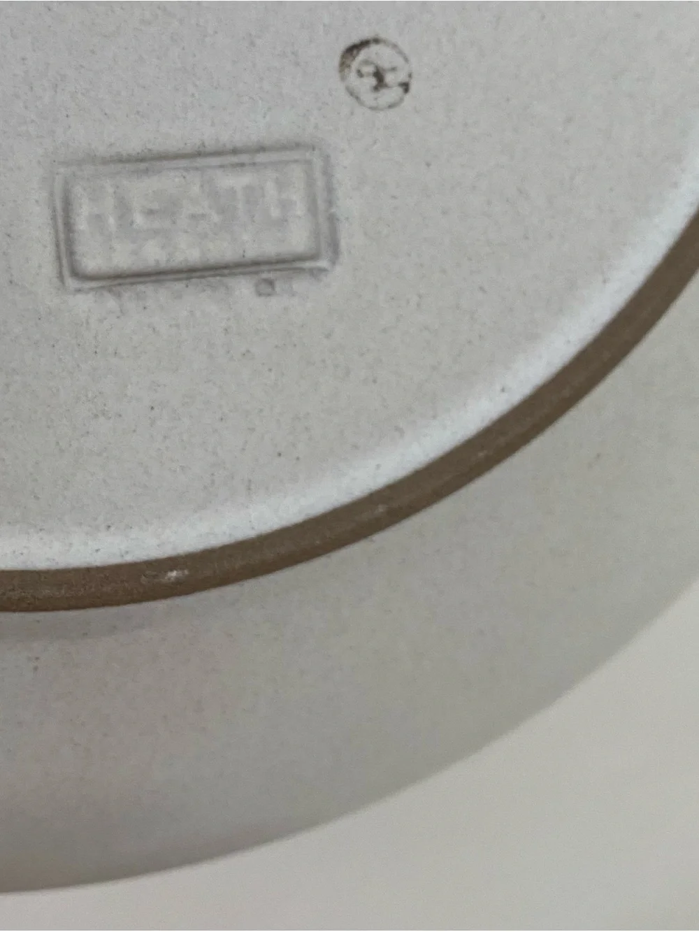 $92 Heath Ceramics Sand Color Coupe Salad Plate 8.25'' Diameter (set of 2)